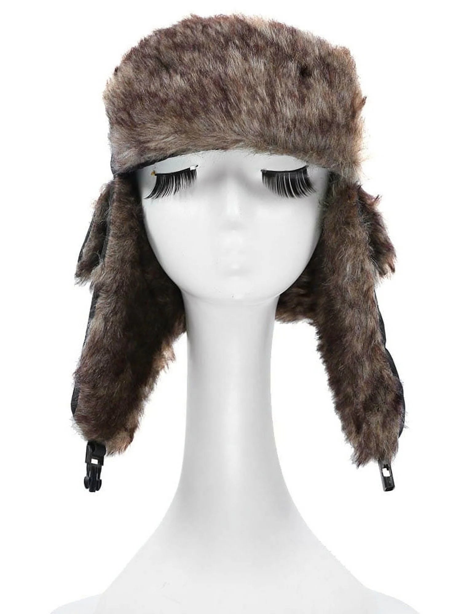 Unisex Men Women Russian Hat Trapper Bomber Warm Ear Flaps Winter Ski Hat Cap Headwear