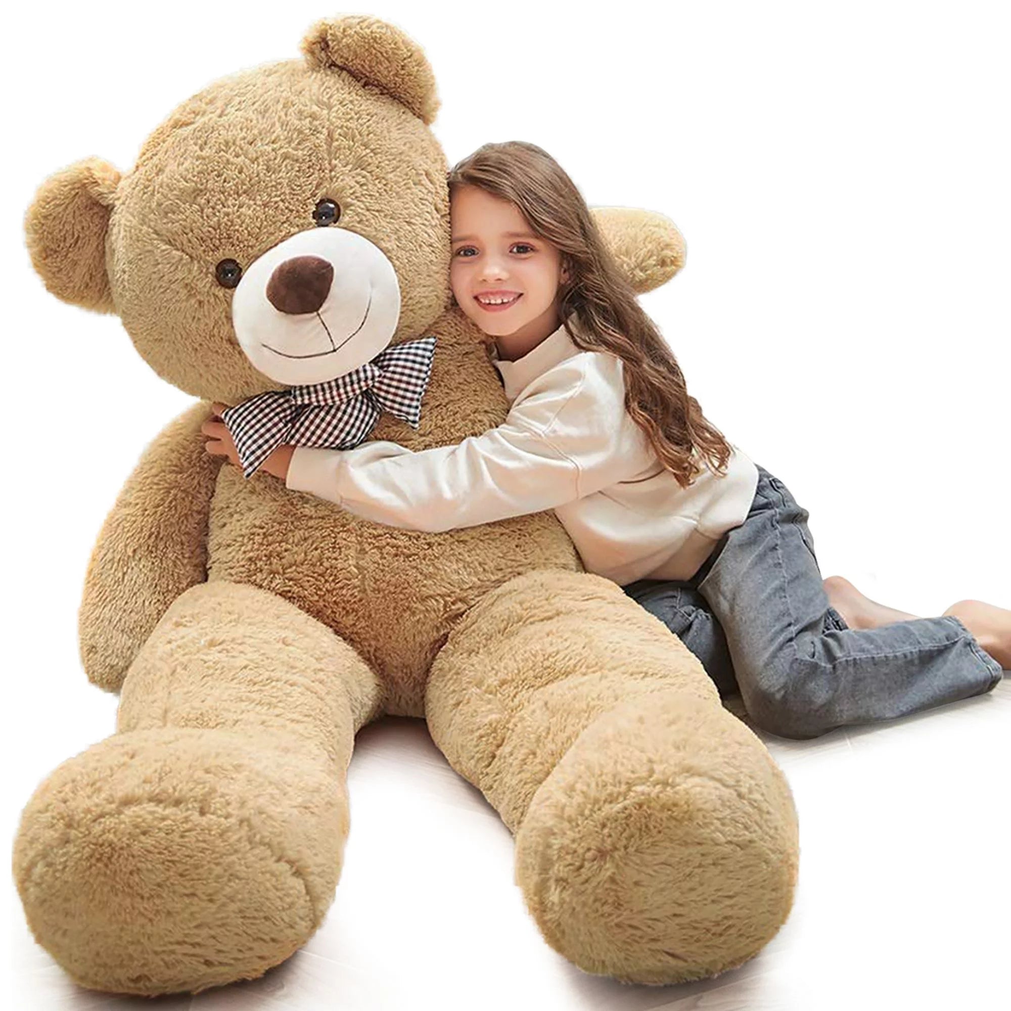 Giant Teddy Bear 4Ft Stuffed Animal Soft Big Bear Plush Toy