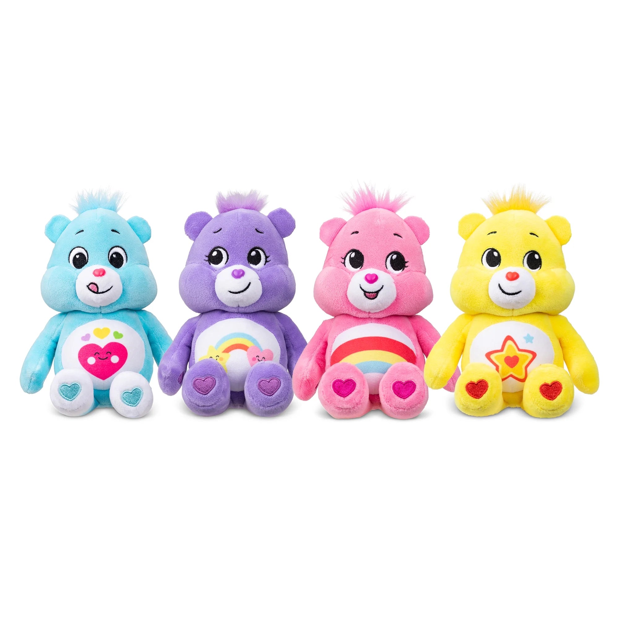 8 Inch Plush 4-Pack Treasure Box - Soft Huggable Material! for Kids 4 Years and Up.