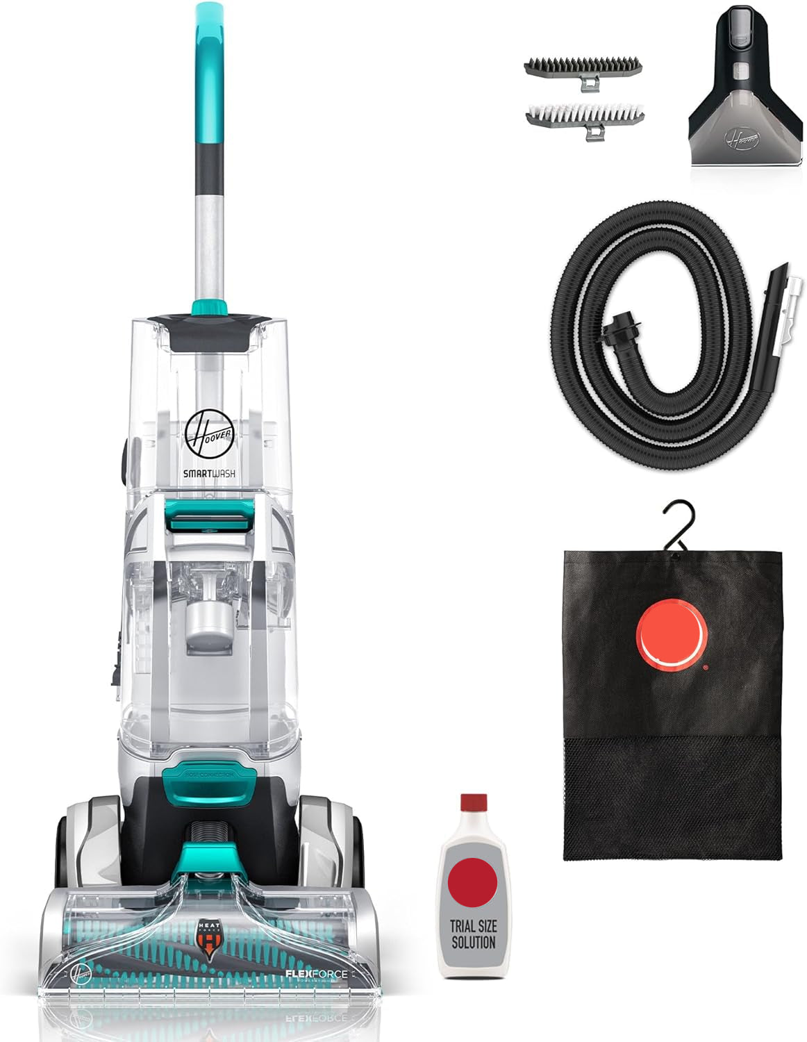 Smartwash+ Automatic Carpet Cleaner Machine for Carpet and Upholstery, Deep Cleaning Carpet Shampooer Machine, Pair with a  Carpet Cleaner Solution for a Bright, Refreshed Home