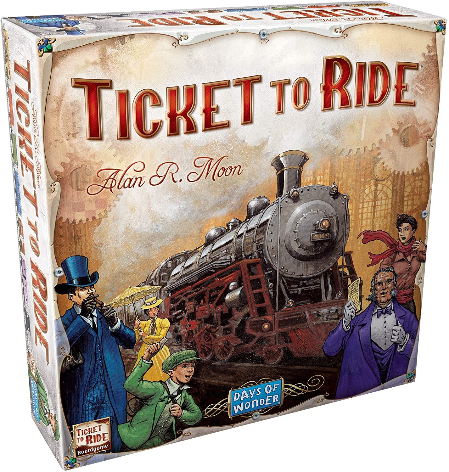 Ticket to Ride Board Game - a Cross-Country Train Adventure for Friends and Family! Strategy Game for Kids & Adults, Ages 8+, 2-5 Players, 30-60 Minute Playtime, Made by