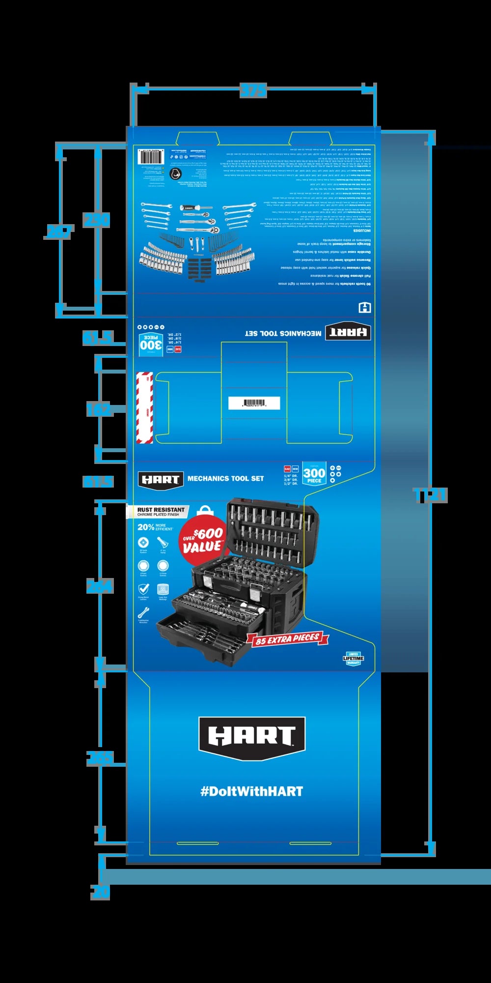 300-Piece Mechanics Tool Set