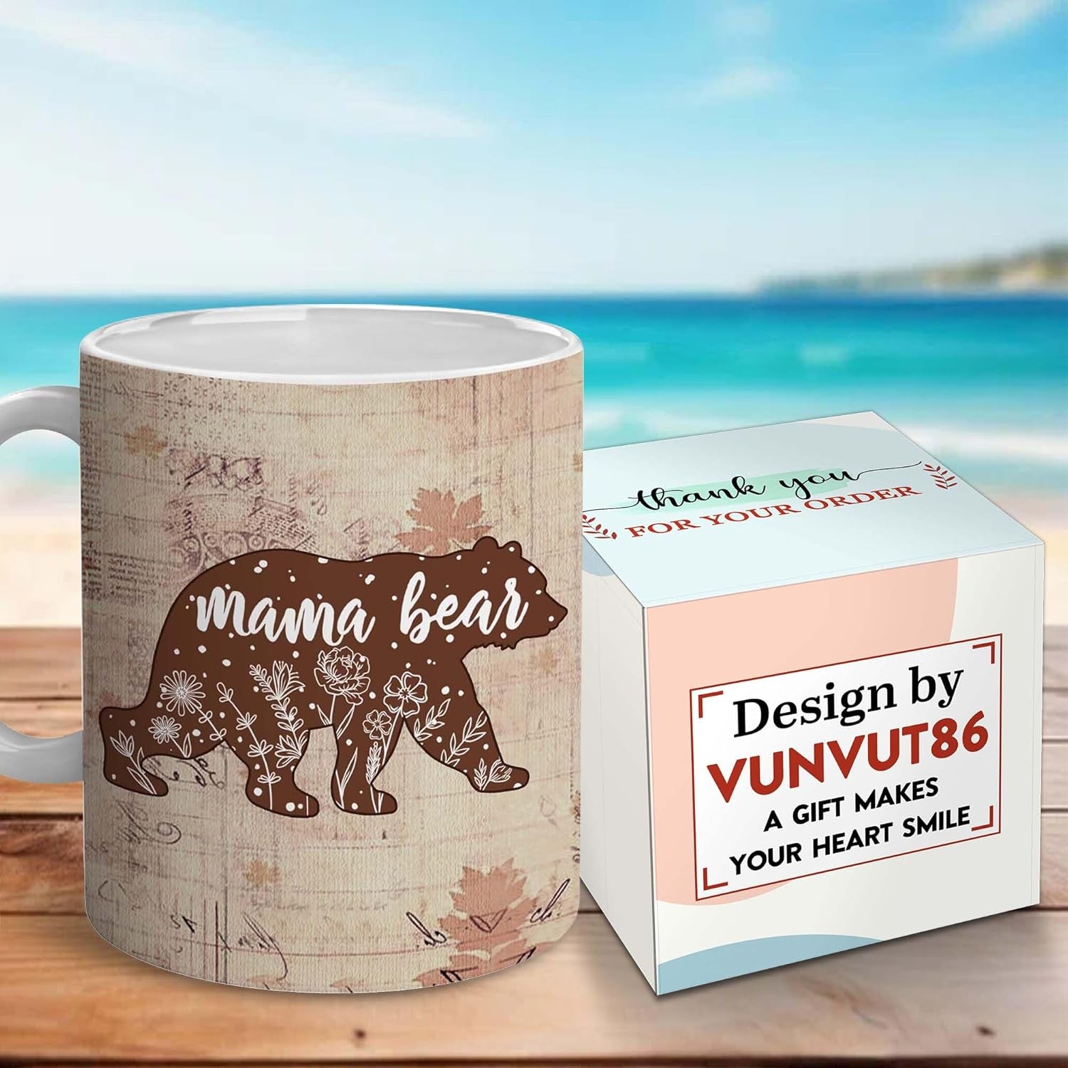 Mom Gifts - Christmas Gifts for Mom - Mama Bear Gifts - Mom Gifts from Son, Daughter - Mothers Day, Anniversary, Birthday Gifts for Mama, Momma, Momi, Grandma, Aunt, Her, Women 11OZ