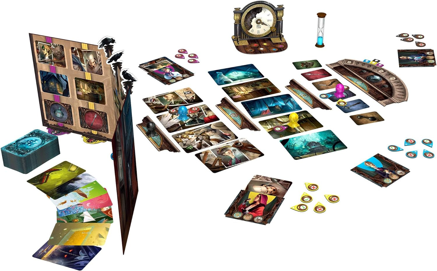 Mysterium Board Game (Base Game) - Enigmatic Cooperative Mystery Game with Ghostly Intrigue, Fun for Family Game Night, Ages 10+, 2-7 Players, 45 Minute Playtime, Made by