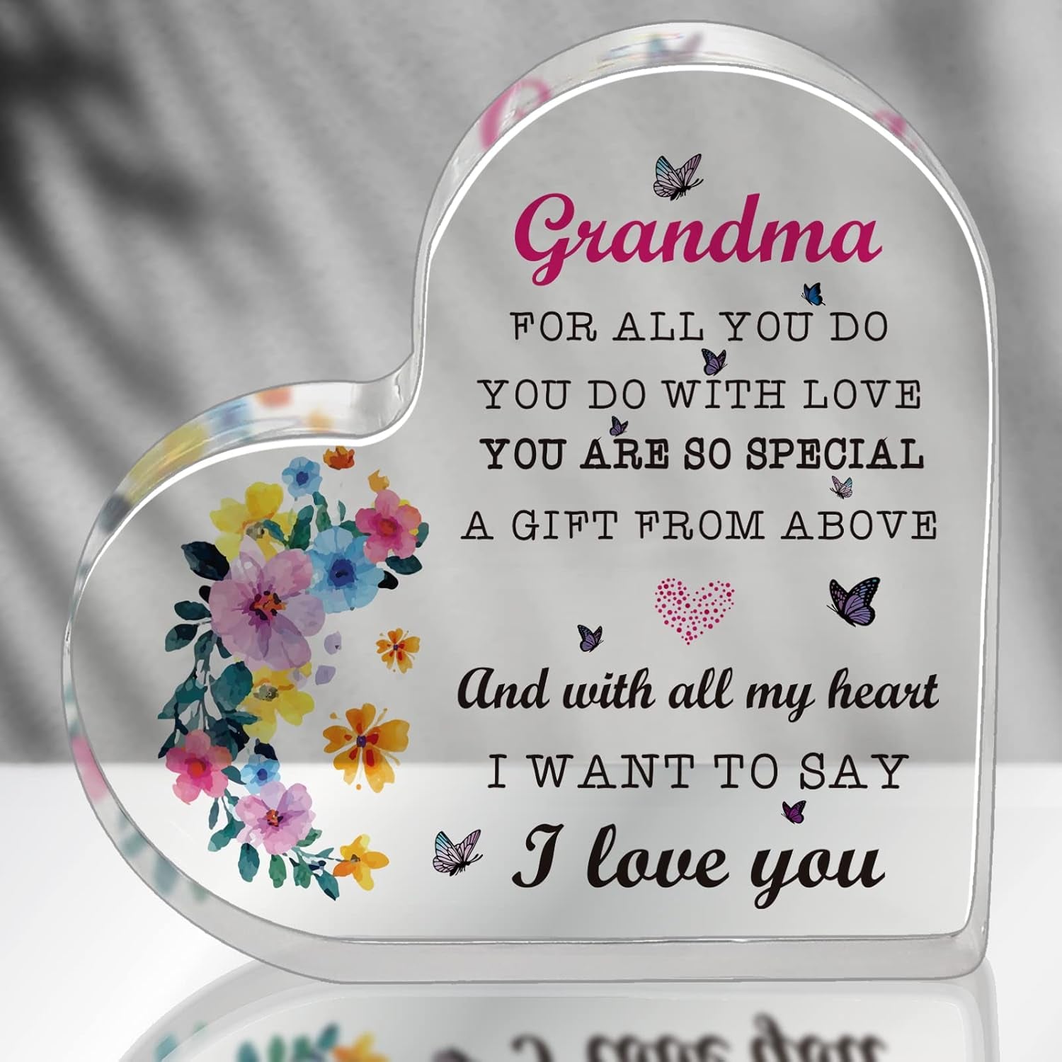 Grandma Gifts from Grandchildren Mothers Day Gifts for Grandma Nana from Granddaughter, Grandson, Grandkids Great Gift Ideas Birthday Gifts for Grandmother Best Grandma Gift C027