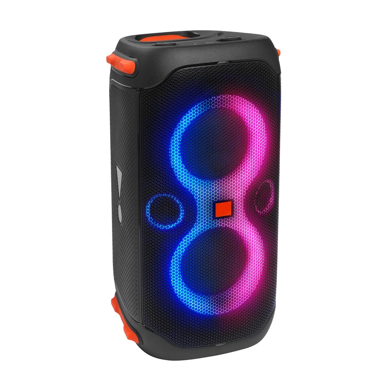 Partybox 110 - Portable Party Speaker with 160W Powerful Sound, Built-In Lights and Splashproof Design. - Black