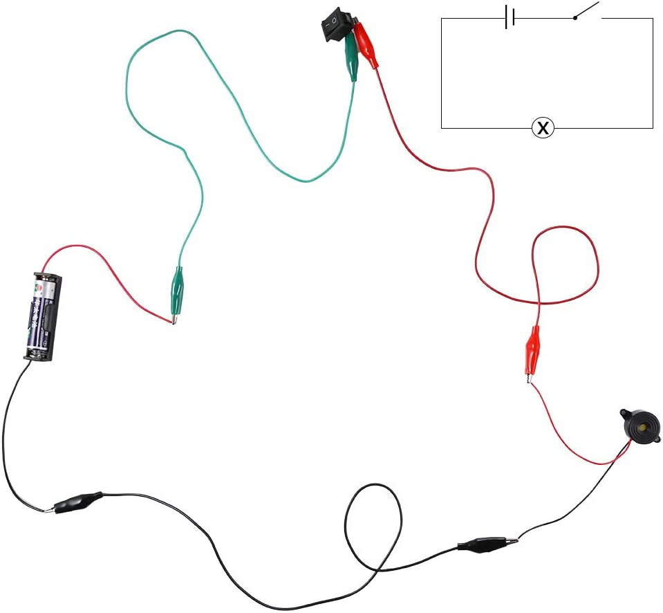 Electric Circuit Motor Kit, Science Experiment Educational Montessori Learning Kits Set for Kids DIY STEM Engineering Project, for Kids