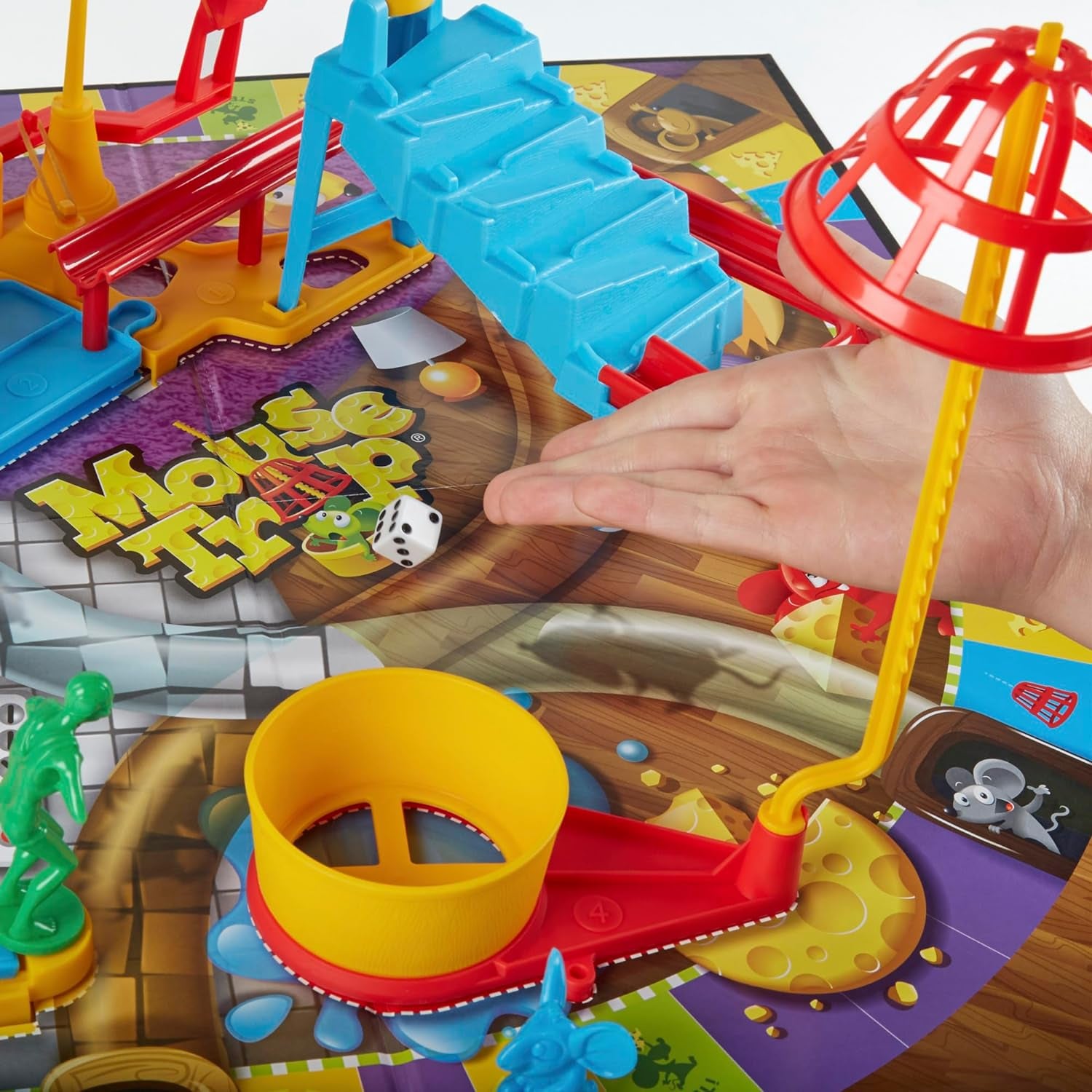 Mouse Trap Kids Board Game, Family Board Games for Kids, Easier Set-Up than Previous Versions, Kids Games for 2-4 Players, Kids Gifts, Ages 6 and Up