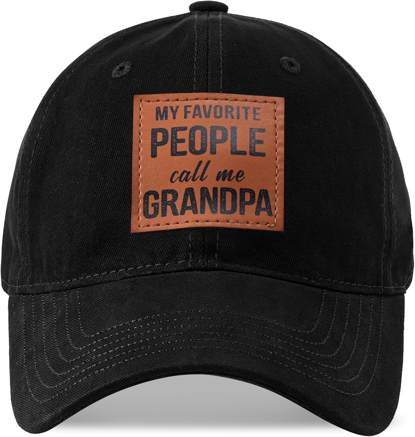 Funny Hats Gifts for Grandpa - Grandpa Gifts for Christmas from Grandkids, Fathers Day Grandpa Gifts Dad Hat Black