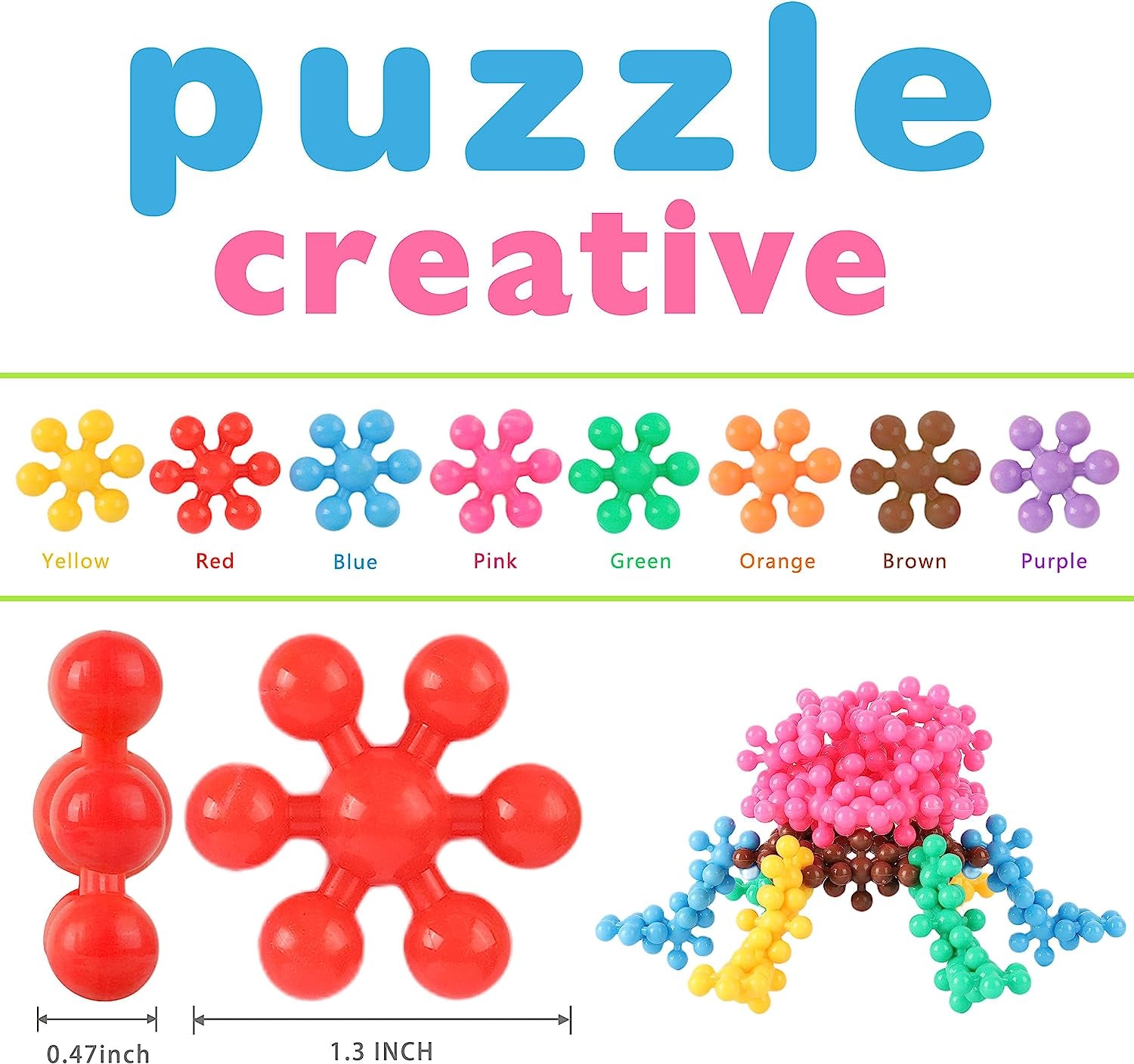 200 Pieces Building Blocks Kids STEM Toys Educational Discs Sets Interlocking Solid Plastic for Preschool Boys and Girls Aged 3+, Safe Material Creativity