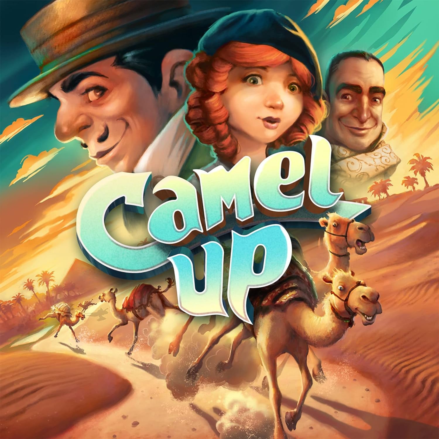 Camel up (Second Edition) | Strategy , Dice Game | Family Board Game for Adults and Kids | Ages 8 and up | 3 to 8 Players | Average Playtime 30-45 Minutes | Made by