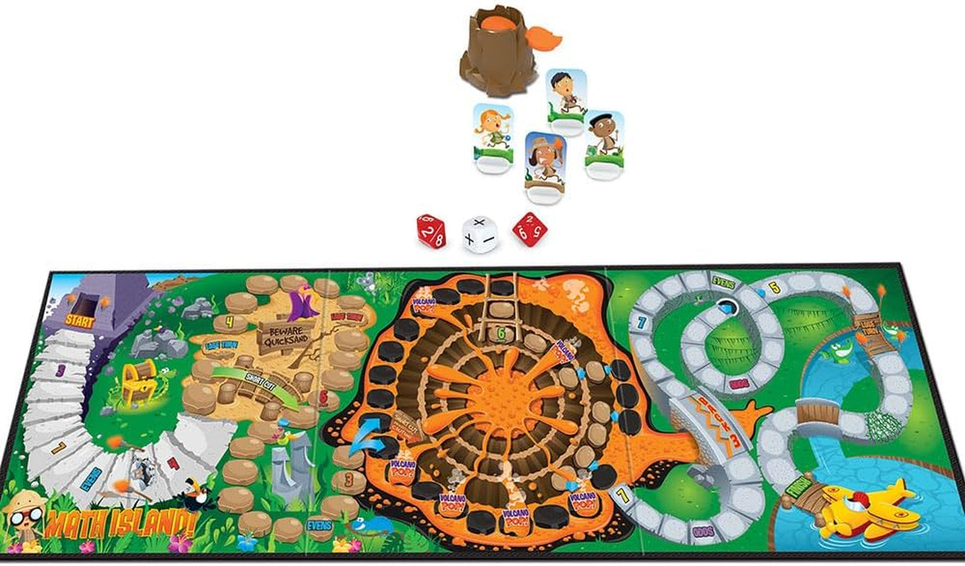 Math Island Addition & Subtraction Game, Elementary Math, Teaching Toys, Children’S Math Games, Educational Indoor Games, 8 Pieces, Age 6+ Gifts for Kids