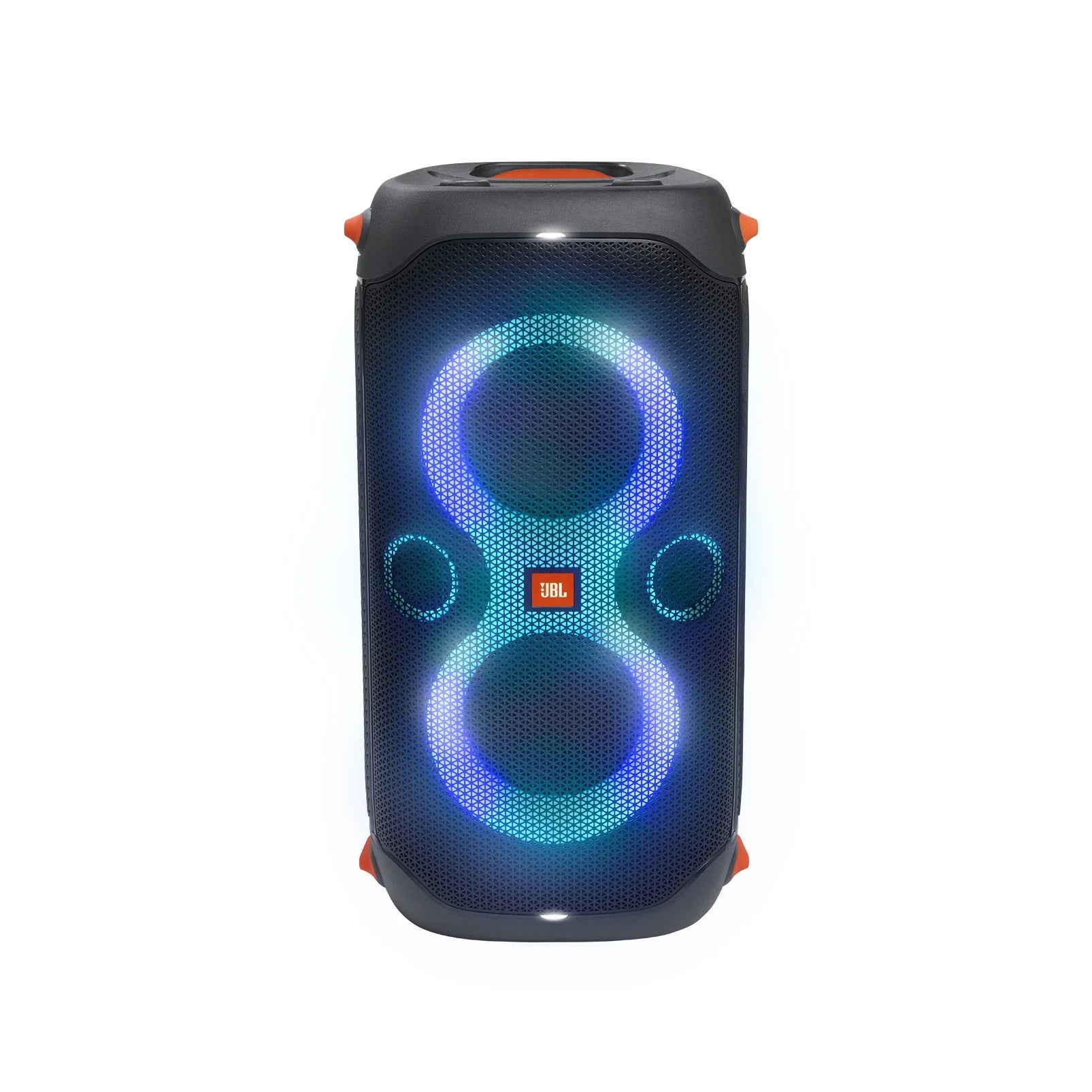 Partybox 110 - Portable Party Speaker with 160W Powerful Sound, Built-In Lights and Splashproof Design. - Black