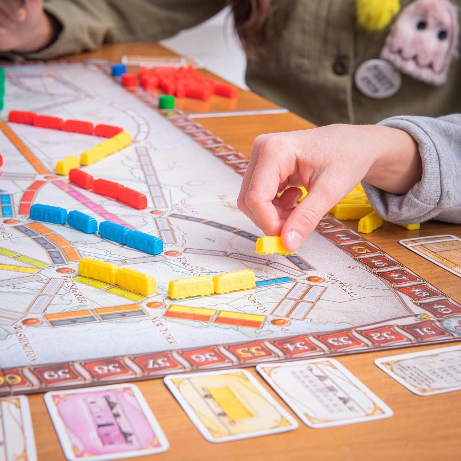 Ticket to Ride Board Game - a Cross-Country Train Adventure for Friends and Family! Strategy Game for Kids & Adults, Ages 8+, 2-5 Players, 30-60 Minute Playtime, Made by