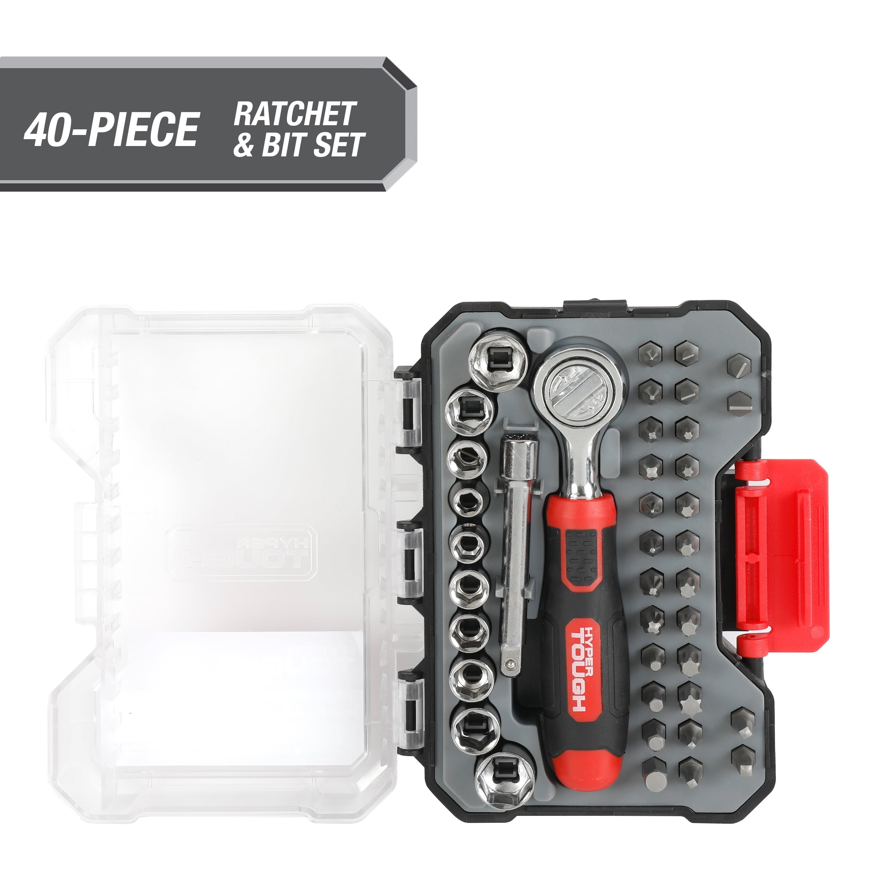 40-Piece Socket and Bit Set in Click Fit™ Case, 42037CF