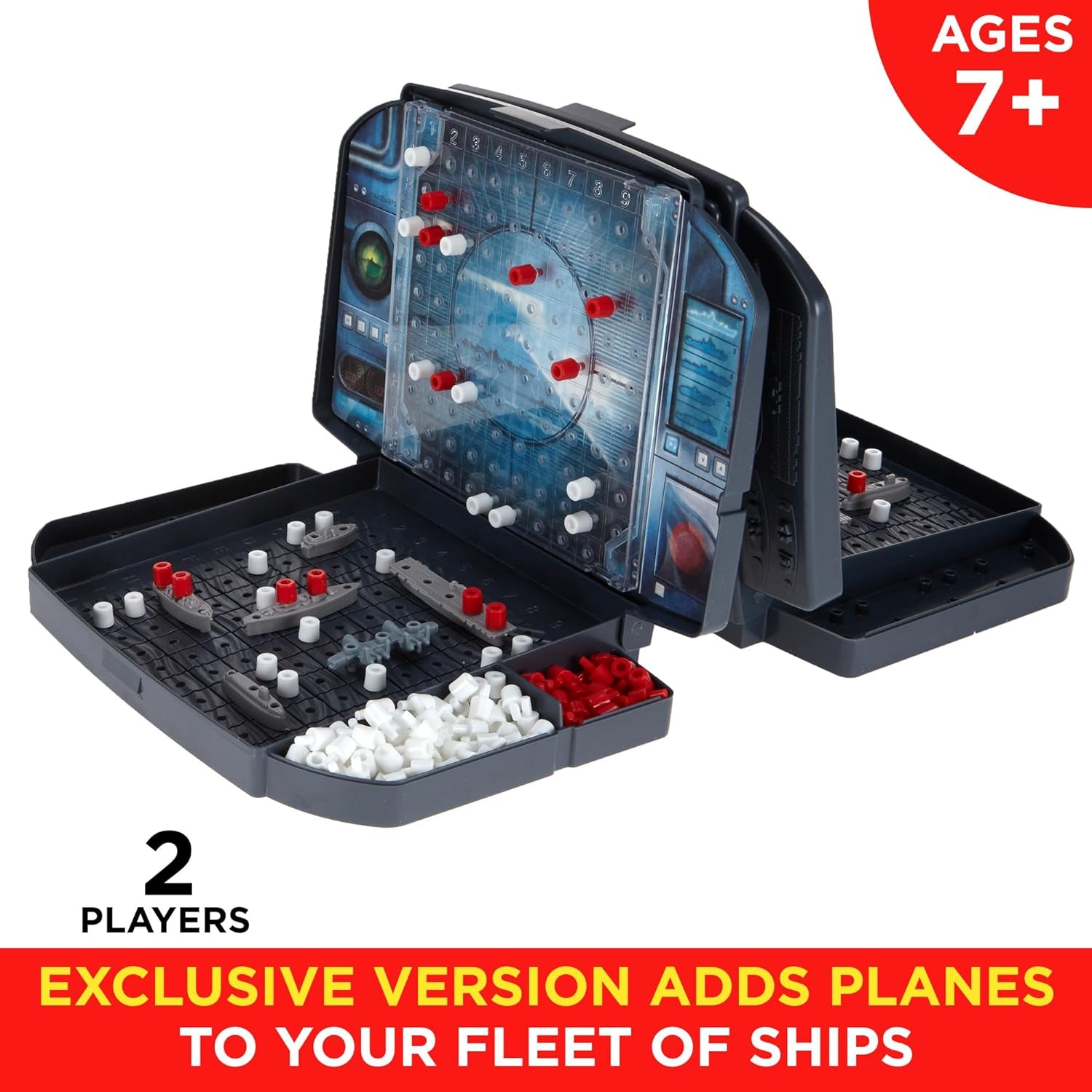 Battleship with Planes | 2-Player Strategy Board Games for Kids for Boys & Girls | Ages 7+ (Amazon Exclusive)