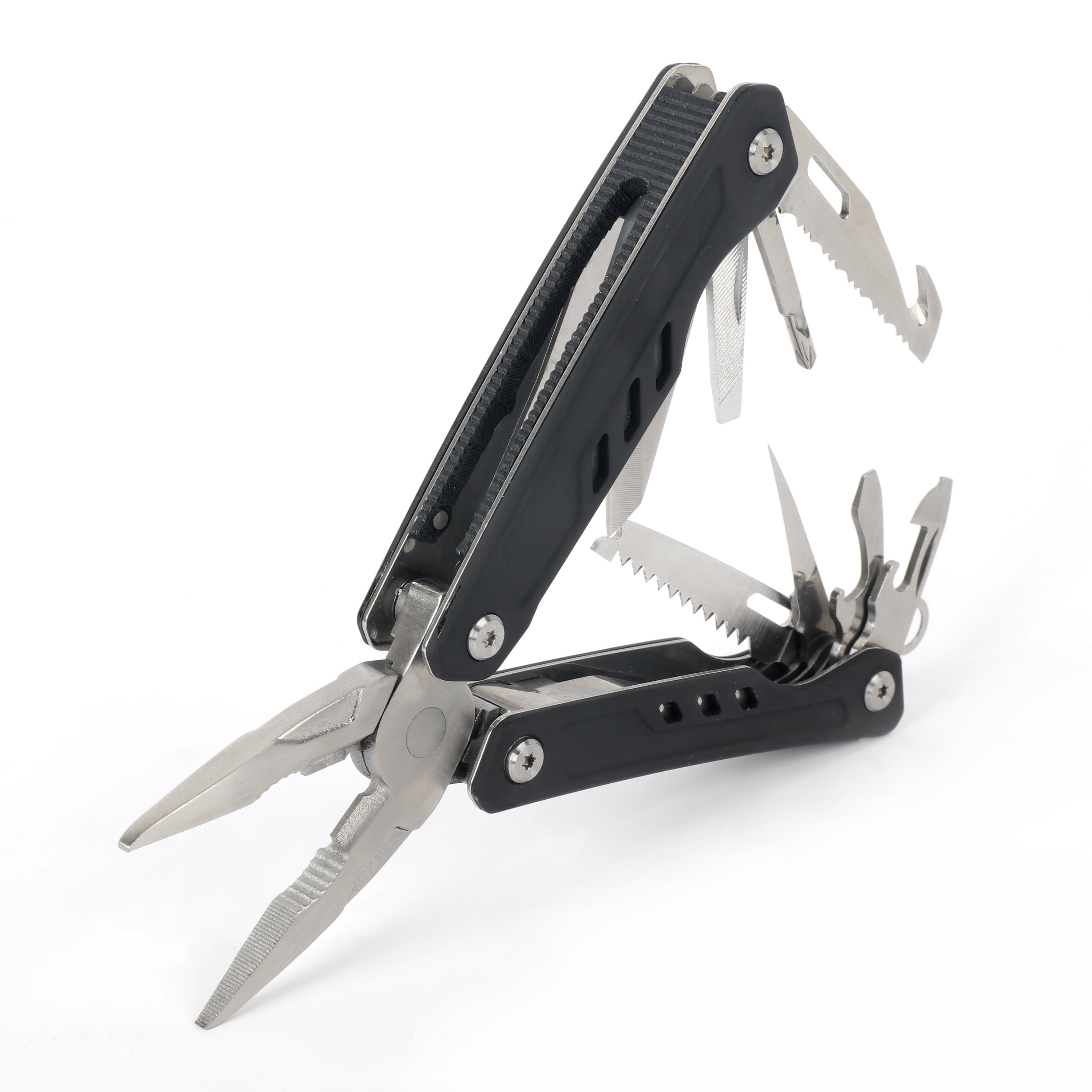 17-In-1 Multi Tool, Stainless Steel, Black, Model 2119