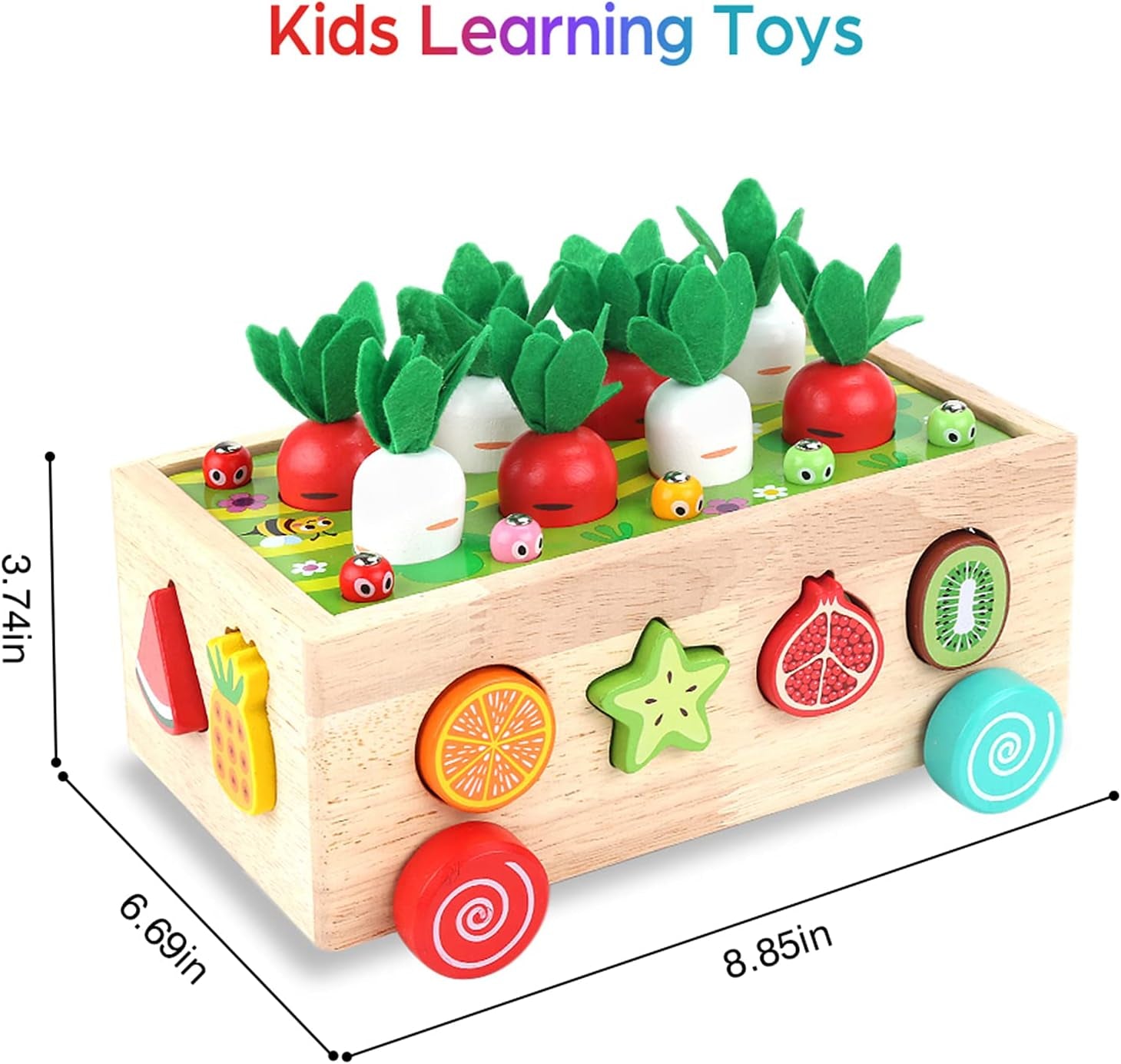 Toddlers Montessori Wooden Educational Toys for Baby Boys Girls Age 1 2 3 Year Old, Shape Sorting Toys 1St One First Birthday Girl Gifts for Kids 1-3, Wood Preschool Learning Fine Motor Skills Game