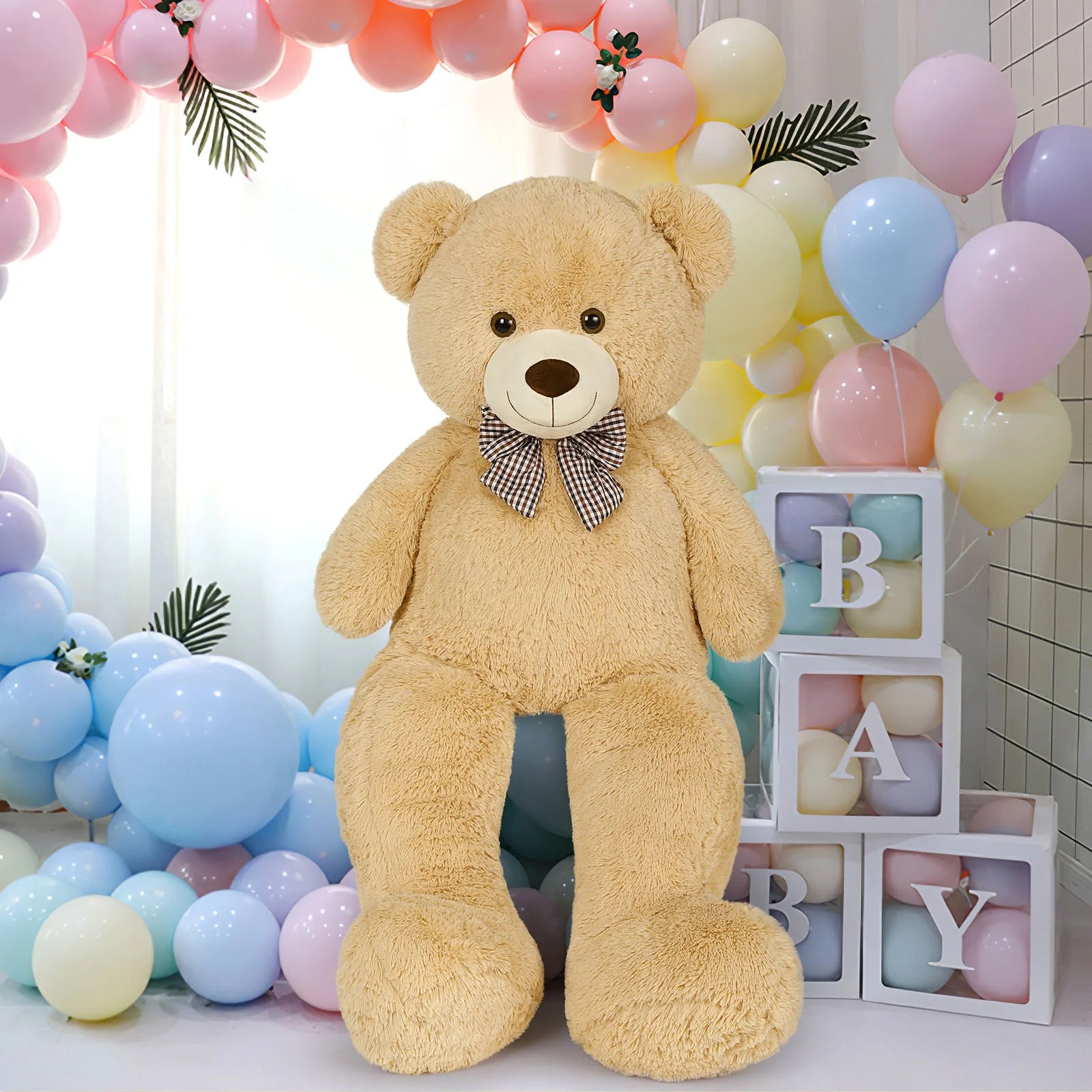 Giant Teddy Bear 4Ft Stuffed Animal Soft Big Bear Plush Toy