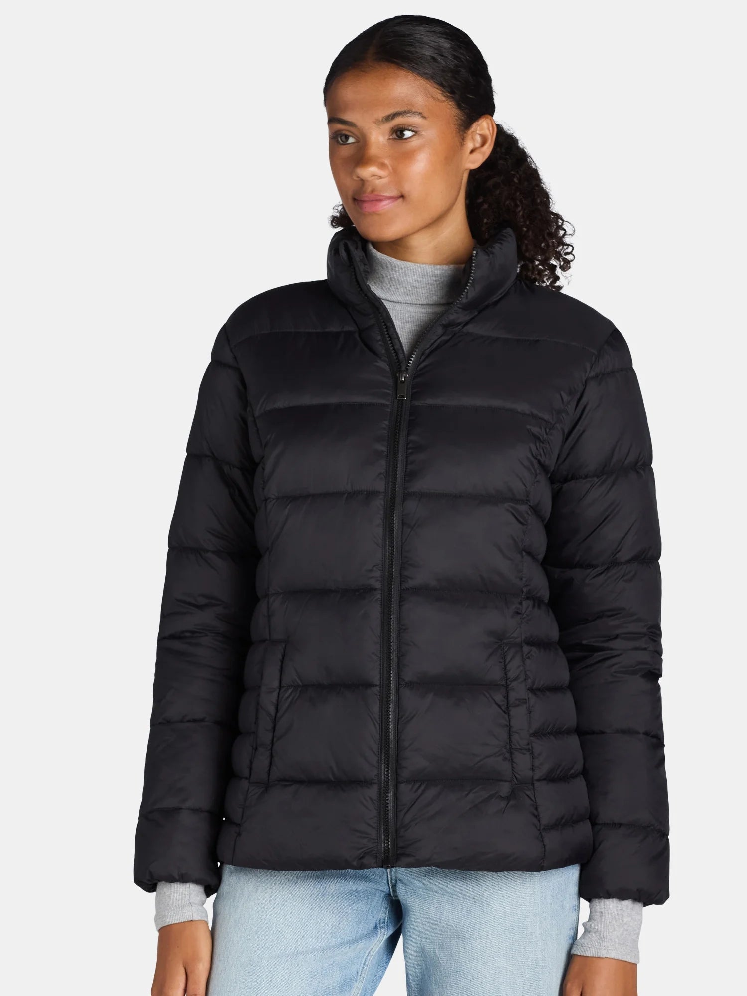 Women'S and Women'S plus Puffer Jacket, Sizes XS-3X