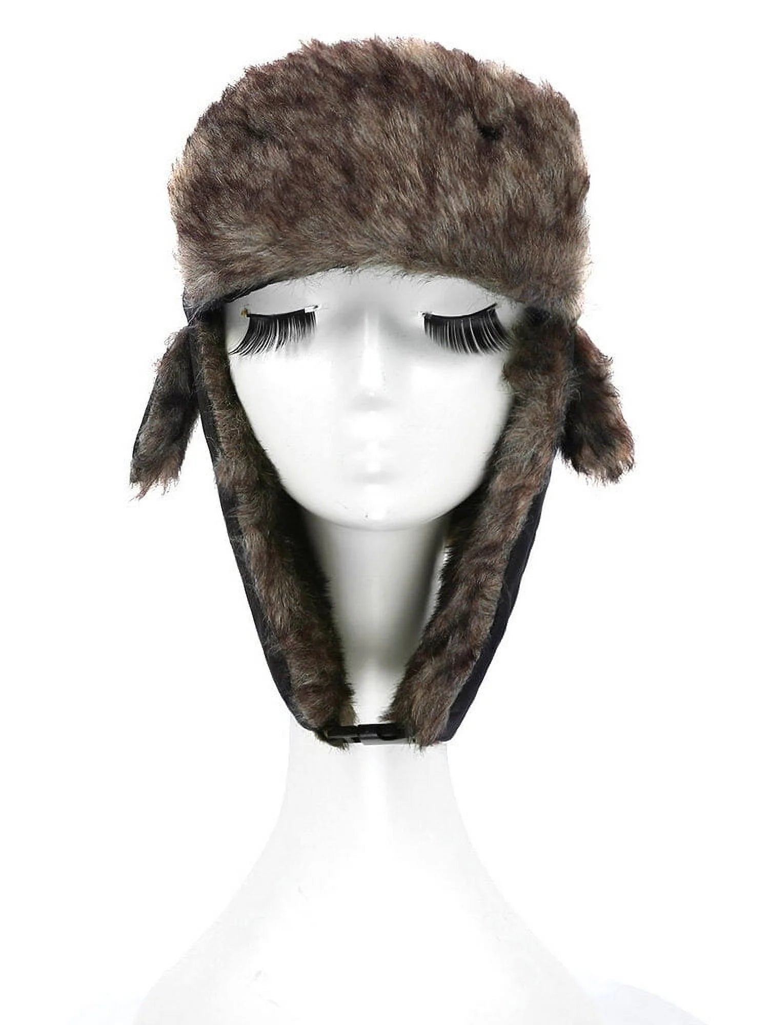 Unisex Men Women Russian Hat Trapper Bomber Warm Ear Flaps Winter Ski Hat Cap Headwear