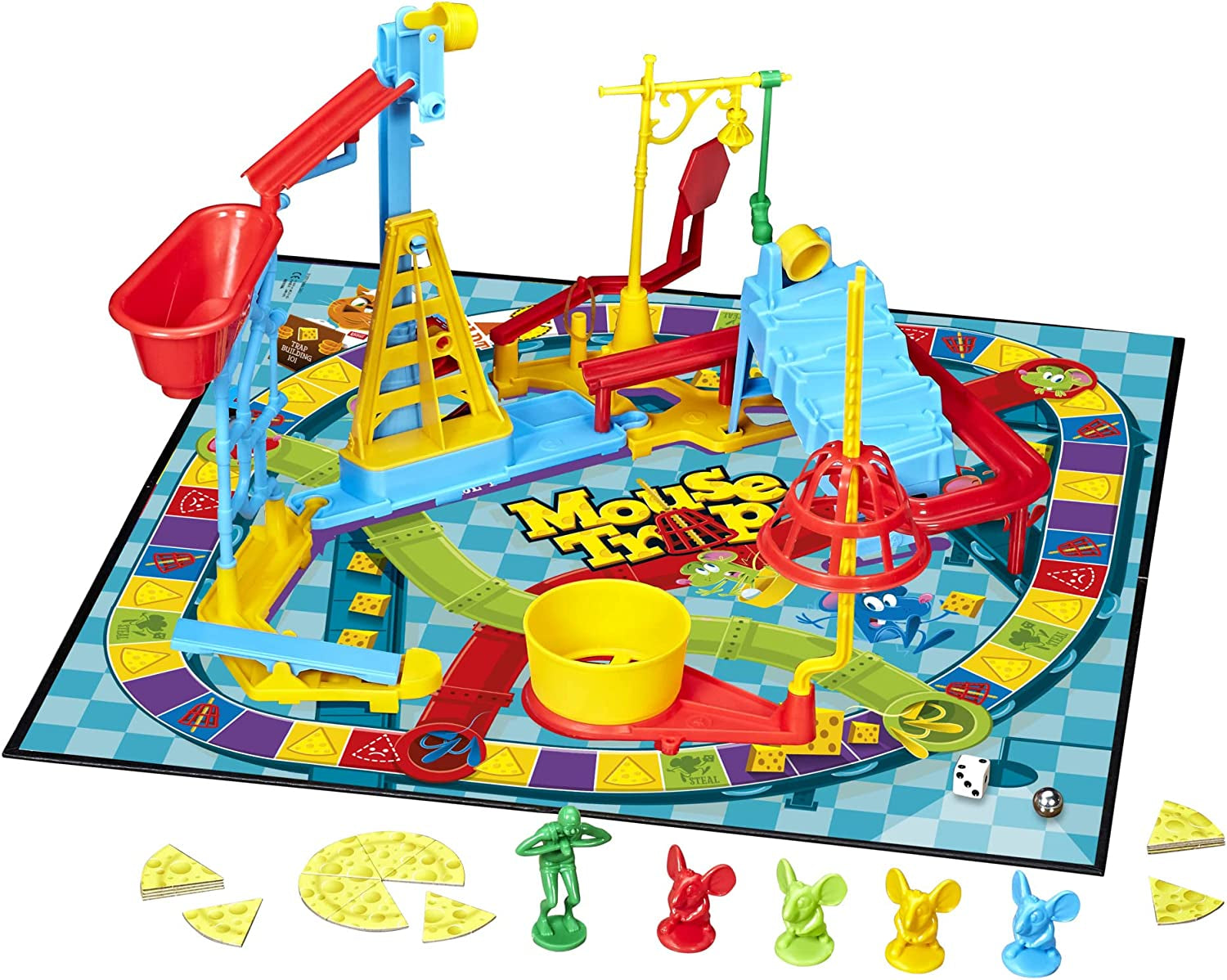 Mouse Trap Kids Board Game, Family Board Games for Kids, Easier Set-Up than Previous Versions, Kids Games for 2-4 Players, Kids Gifts, Ages 6 and Up