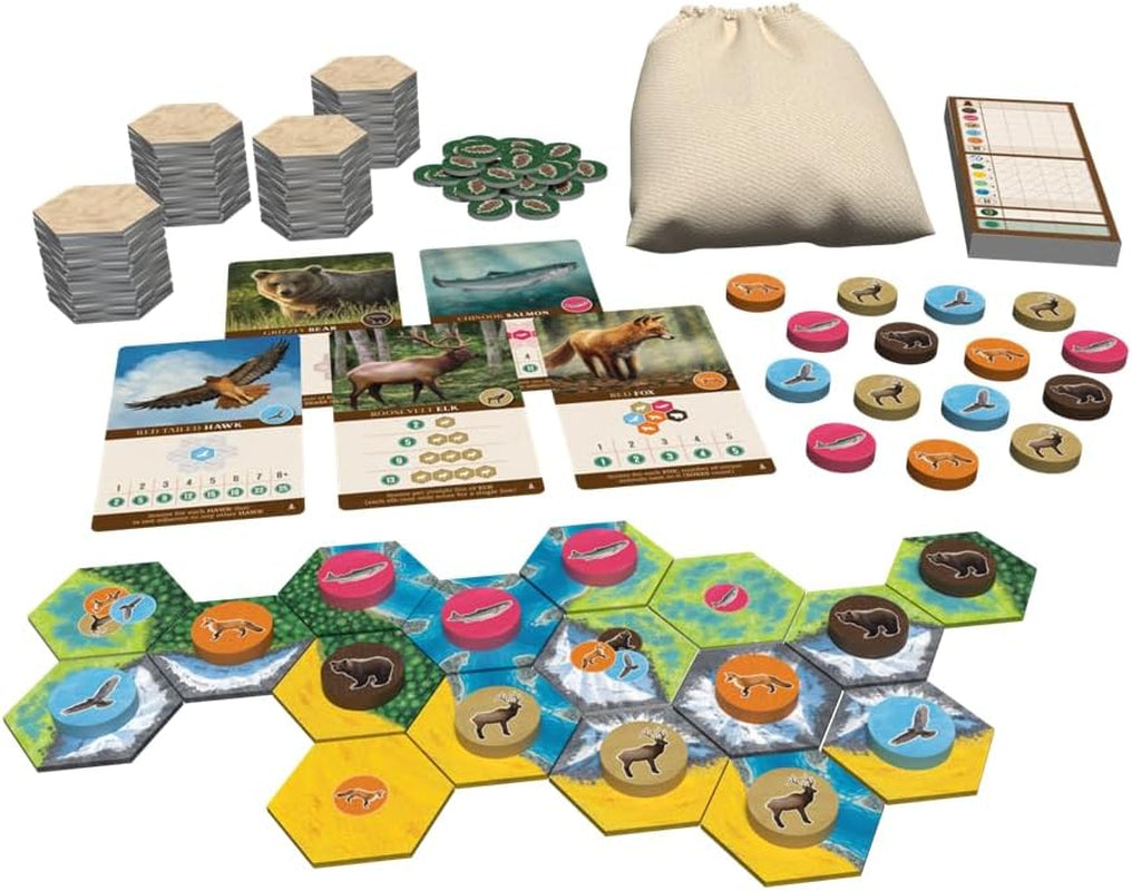 & Flatout Games | Cascadia - Award-Winning Board Game Set in the Pacific Northwest | Easy to Learn | Quick to Play | Ages 10+