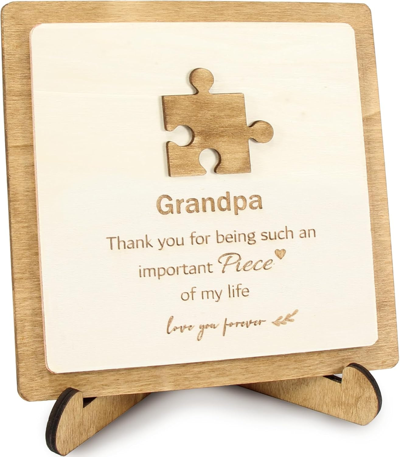 Best Grandpa Gifts - Father 'S Day Grandpa Appreciation Plaque | Cute Thank You Gift for Grandfather'S Birthday, Christmas, Father 'S Day, Grandparents Day.