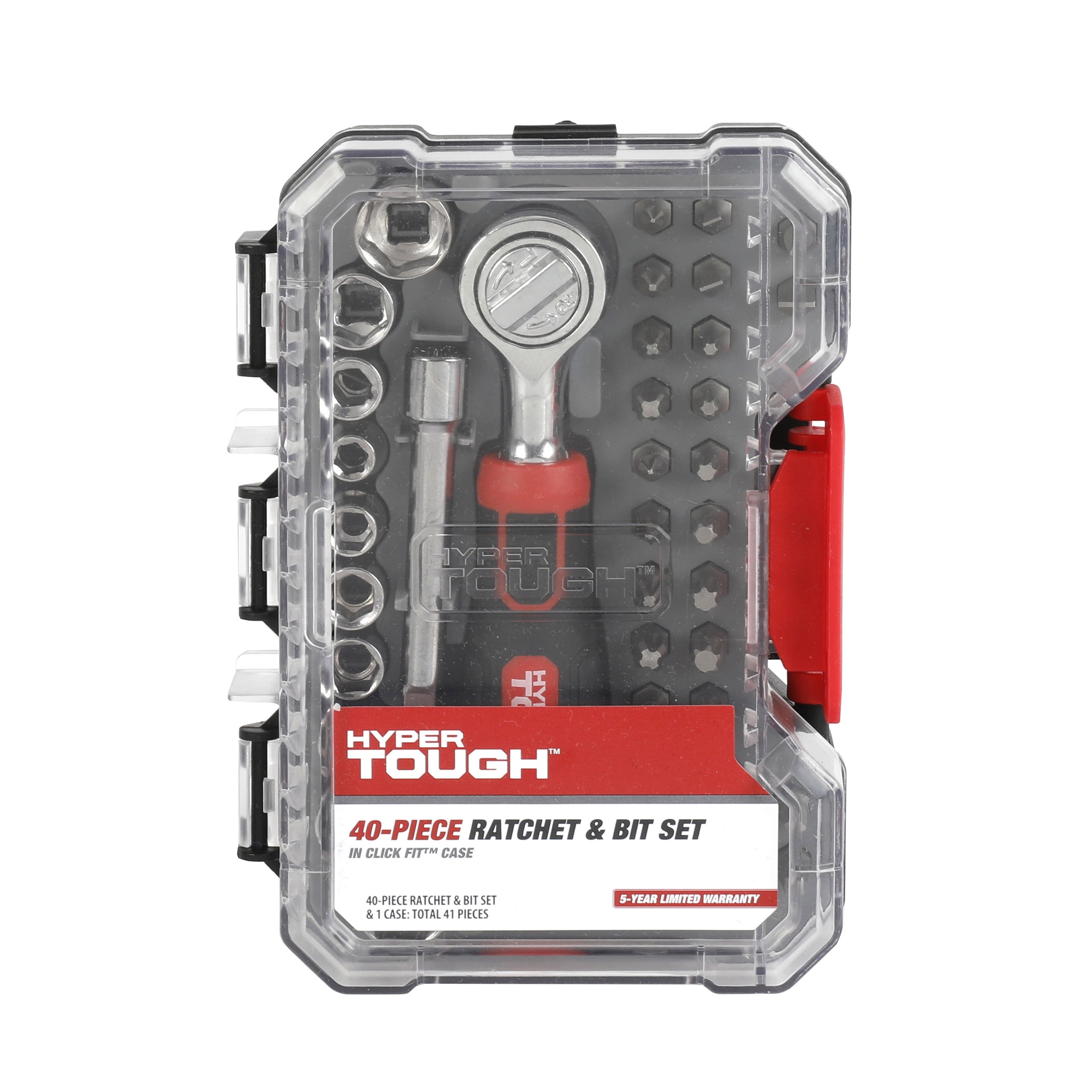 40-Piece Socket and Bit Set in Click Fit™ Case, 42037CF